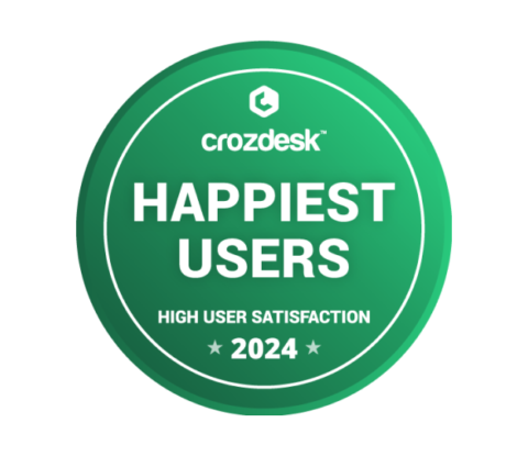 Melio received the 2024 Crozdesk Happiest Users Badge