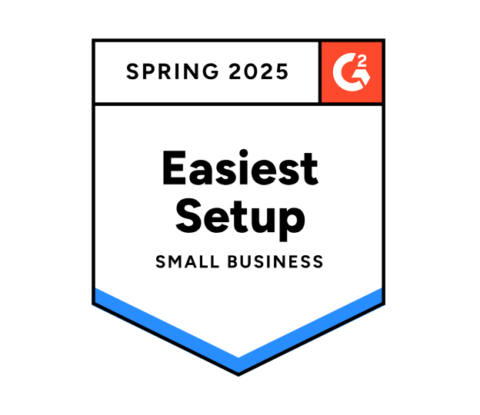 Melio received the 2025 Easiest Setup – Small Business G2 Badge